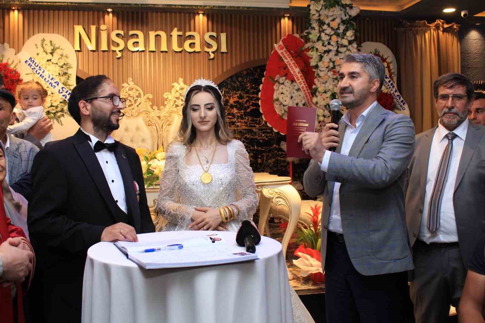 2025 aile yılında anlamlı nikah: Gazilik onuru ve sadakatin buluşması 