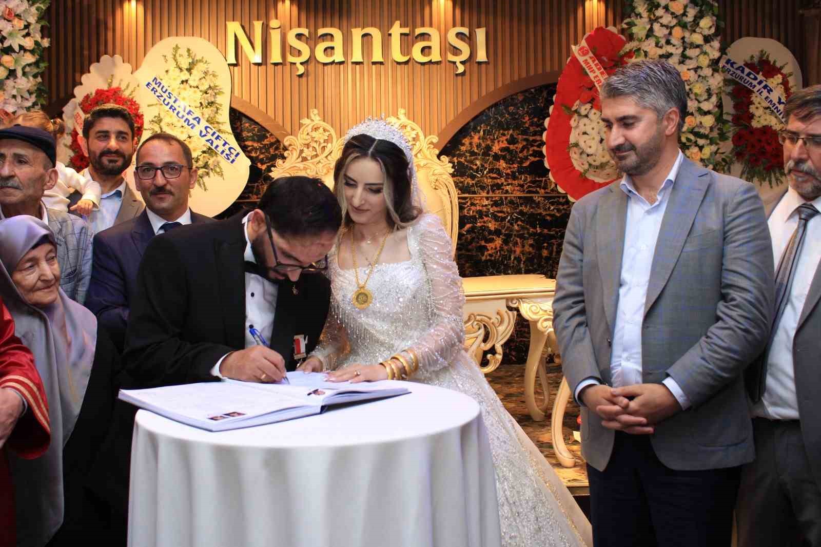 2025 aile yılında anlamlı nikah: Gazilik onuru ve sadakatin buluşması 