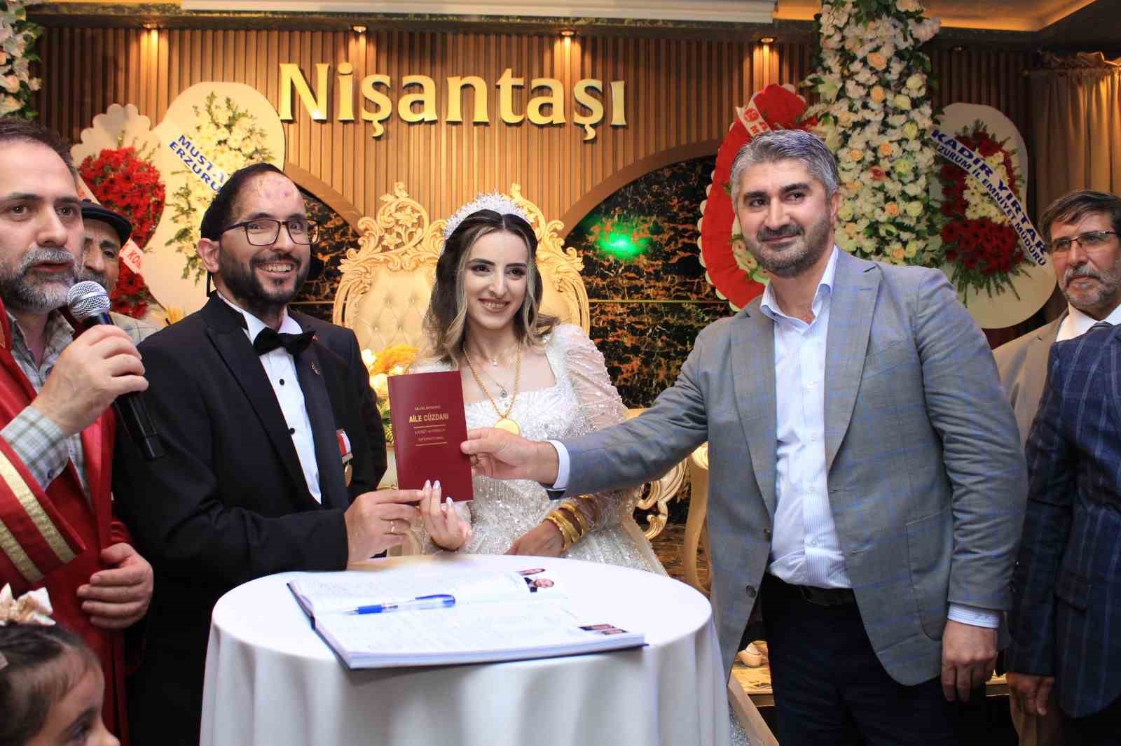 2025 aile yılında anlamlı nikah: Gazilik onuru ve sadakatin buluşması 