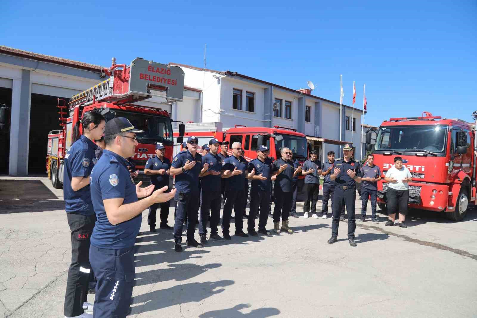 Hatay’daki orman yangınına Elazığ Belediyesinden destek 