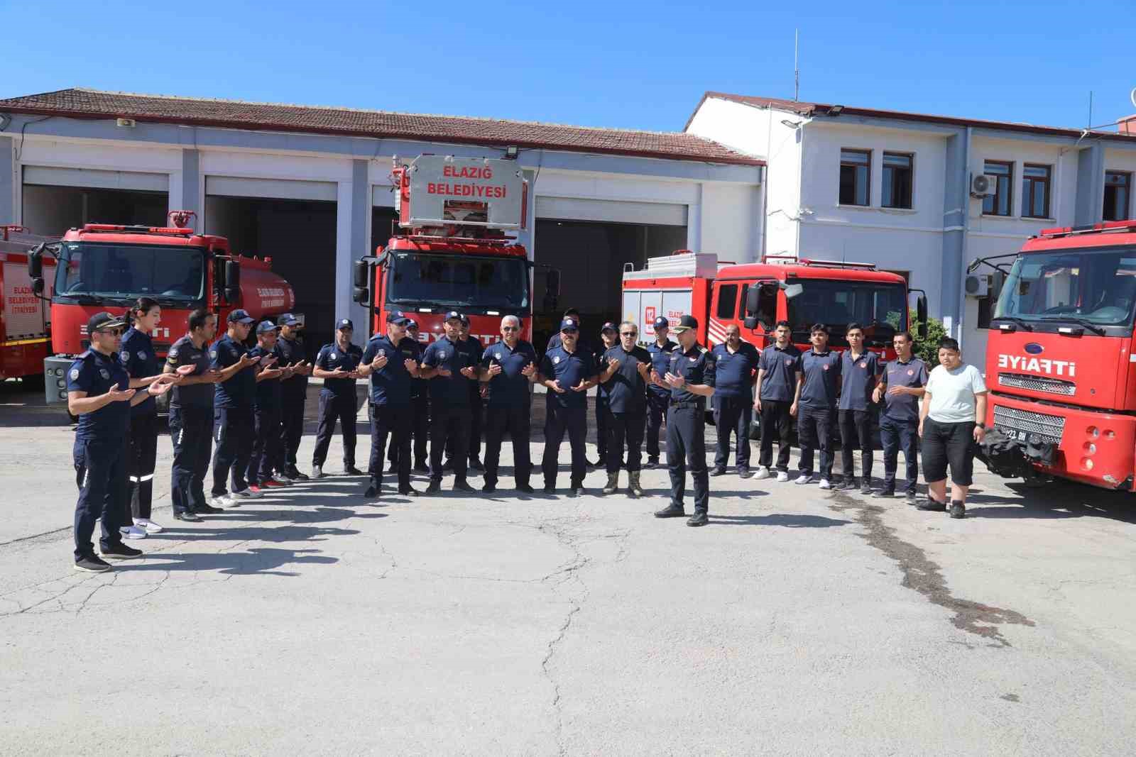 Hatay’daki orman yangınına Elazığ Belediyesinden destek 