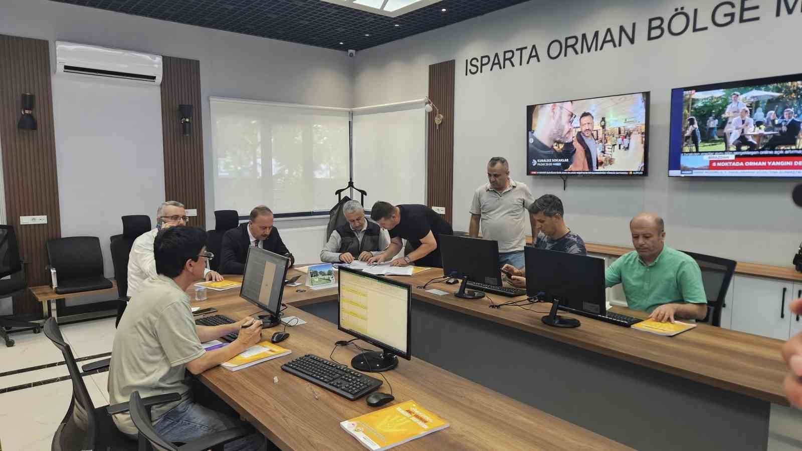 Isparta’daki orman yangını kontrol altına alındı 