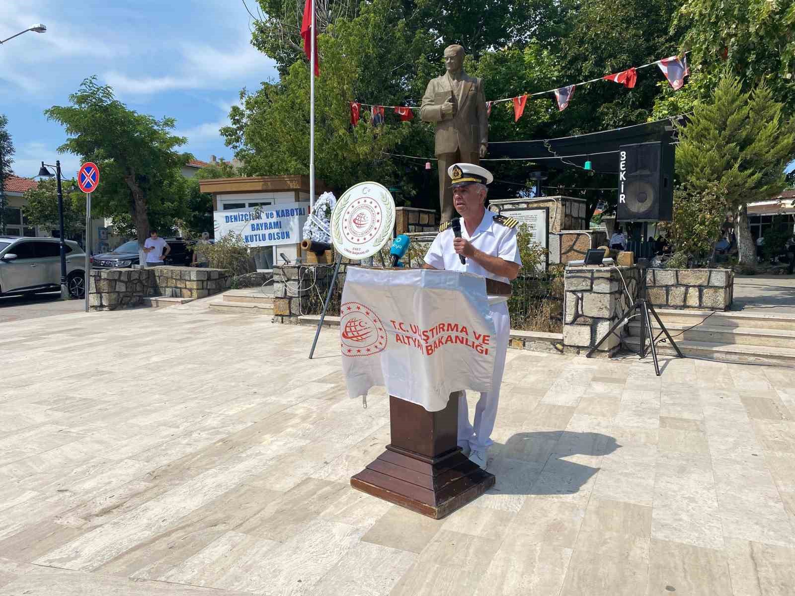 Enez’de Denizcilik ve Kabotaj Bayramı kutlandı 