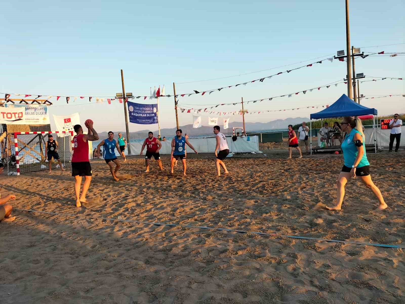 Köyceğiz Plaj Hentbolu Turnuvası başladı 