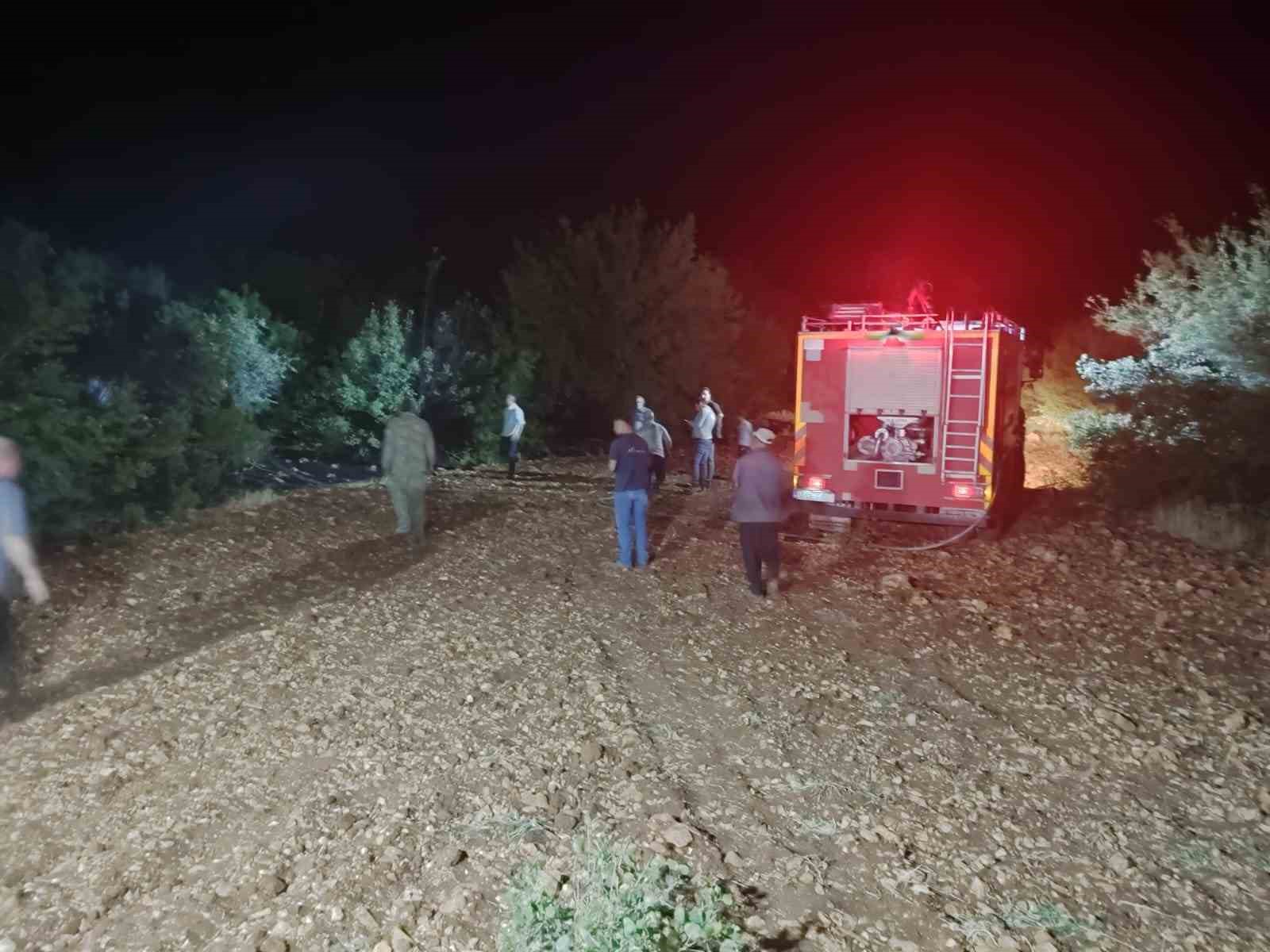 Çöp yangını ormana sıçradı