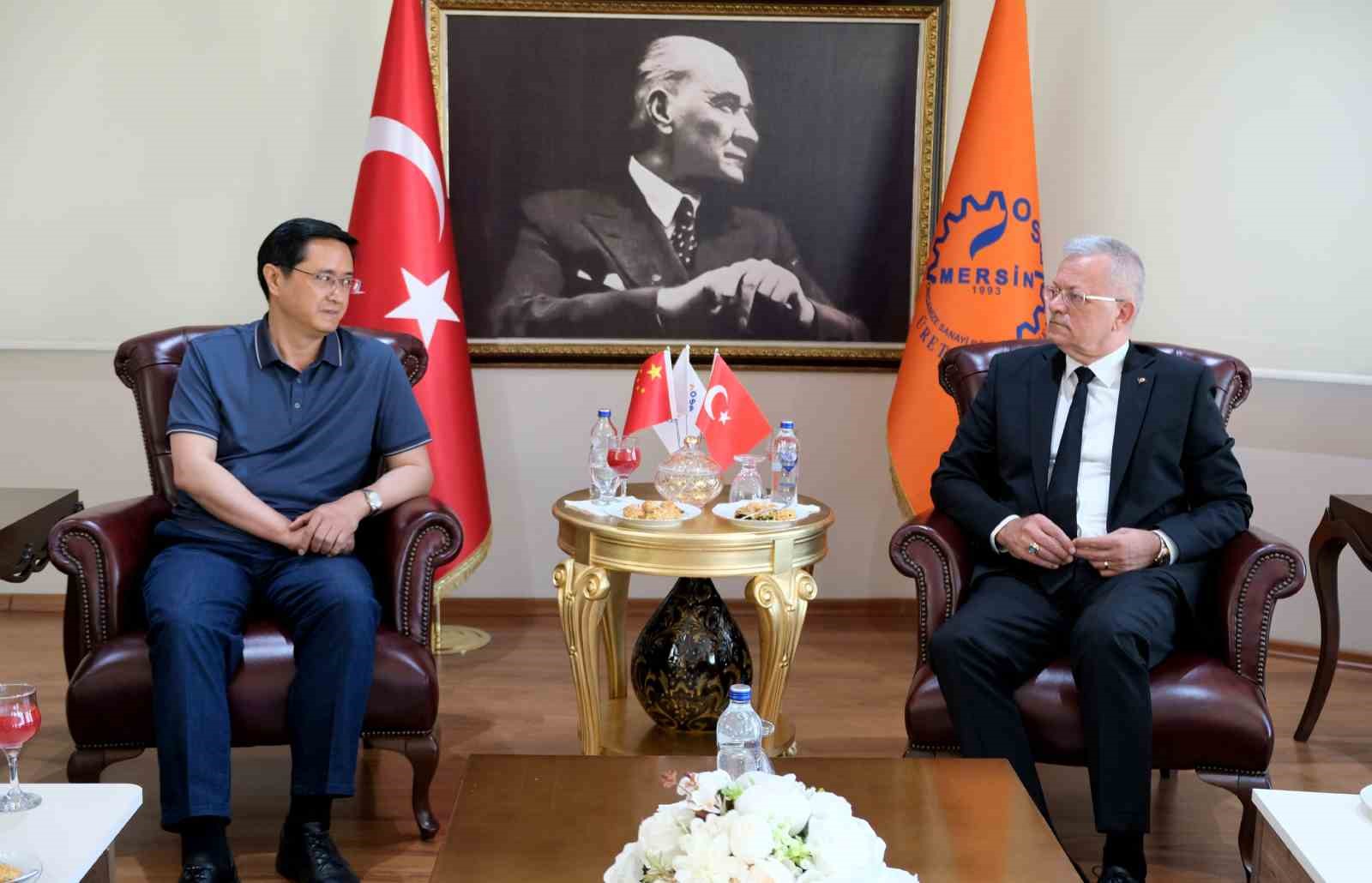 Çinli heyetten Mersin OSB’ye övgü 