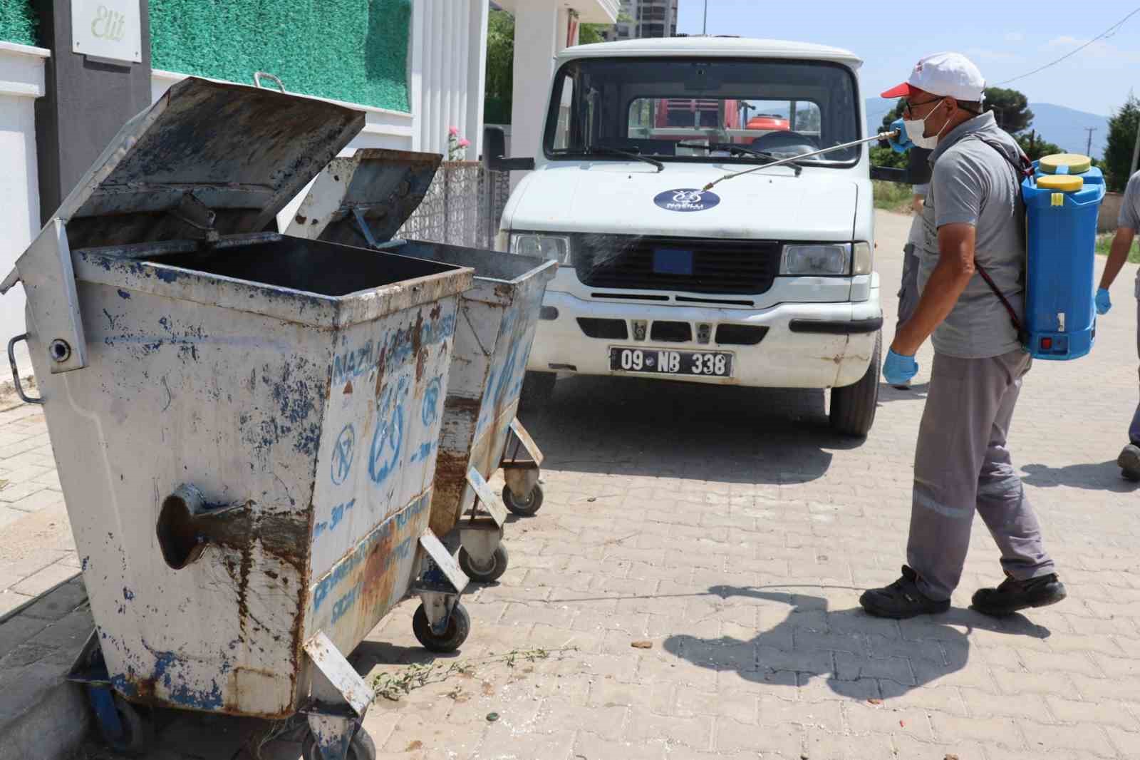 Nazilli Belediyesi’nden haşere ile etkin mücadele 