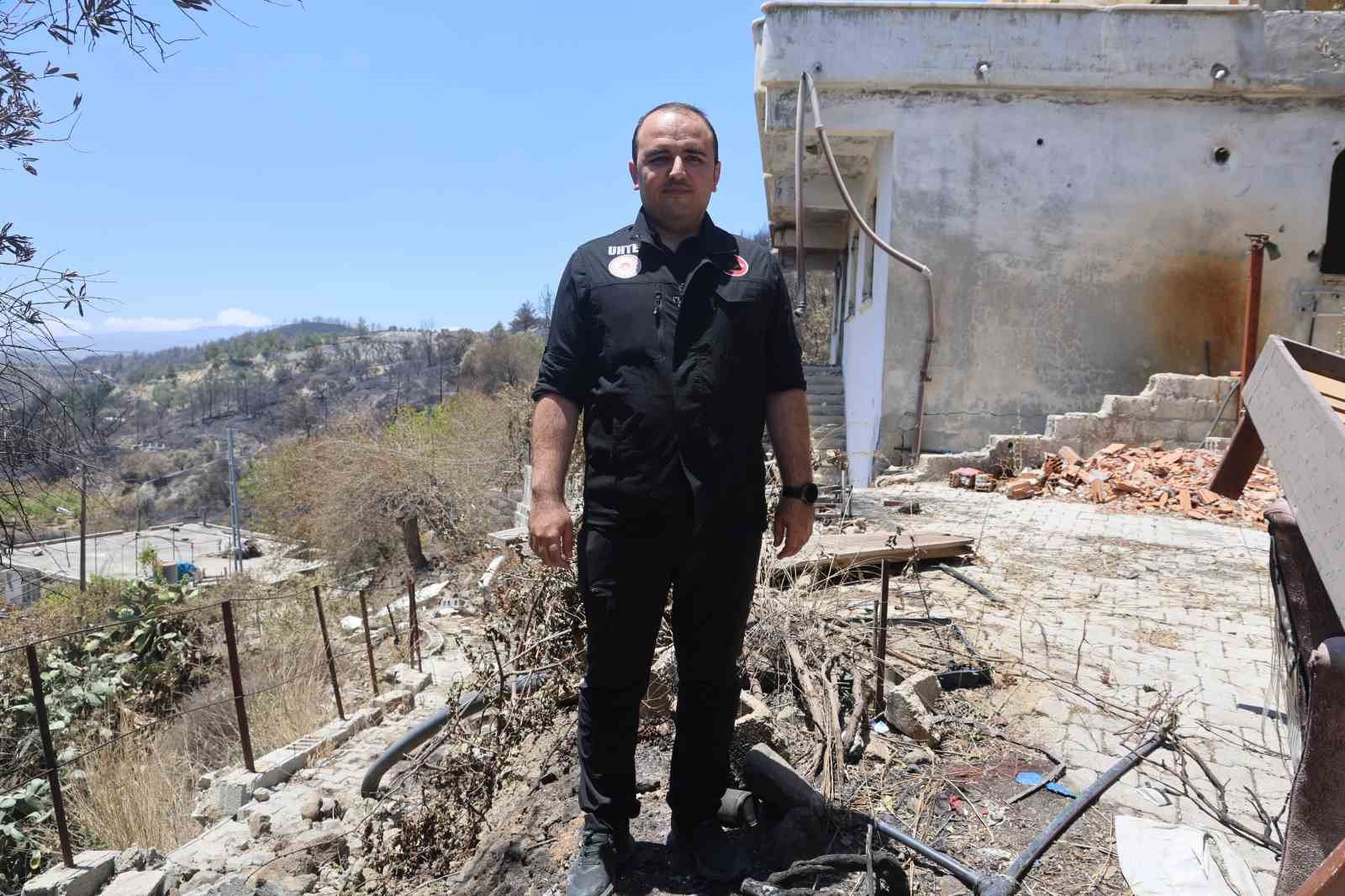 Hatay’da yangında 4 bina ağır hasar aldı 