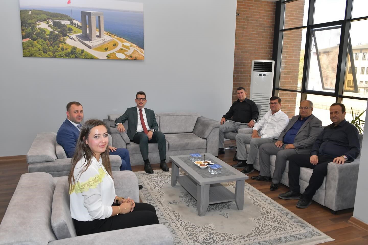 Başkan Güray Yüksel’den, Kaymakam Yusuf Kaptanoğlu’na hayırlı olsun ziyareti 