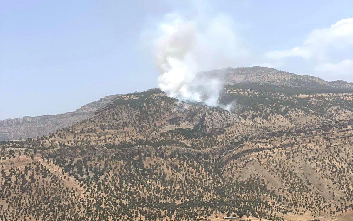 Hakkari’de orman yangını 