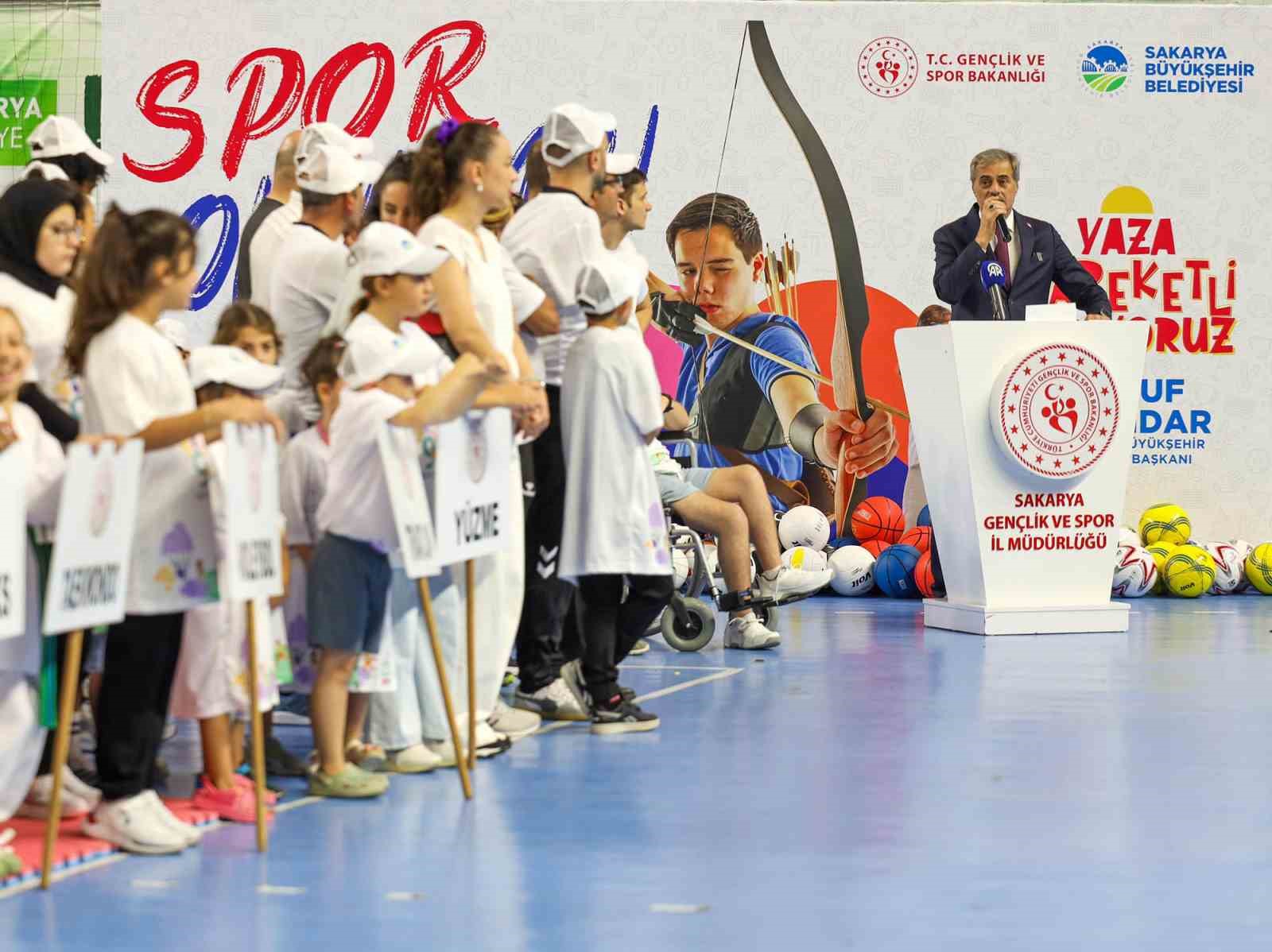 Binlerce çocuğun Yaz Spor Okulu heyecanı başladı 