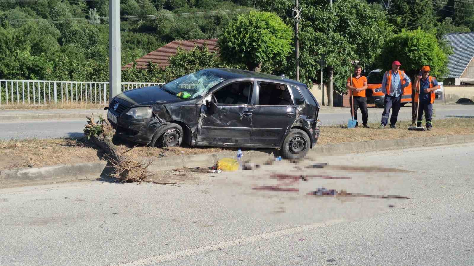 Düzce’de kamyon ile otomobil çarpıştı: 1 ölü 