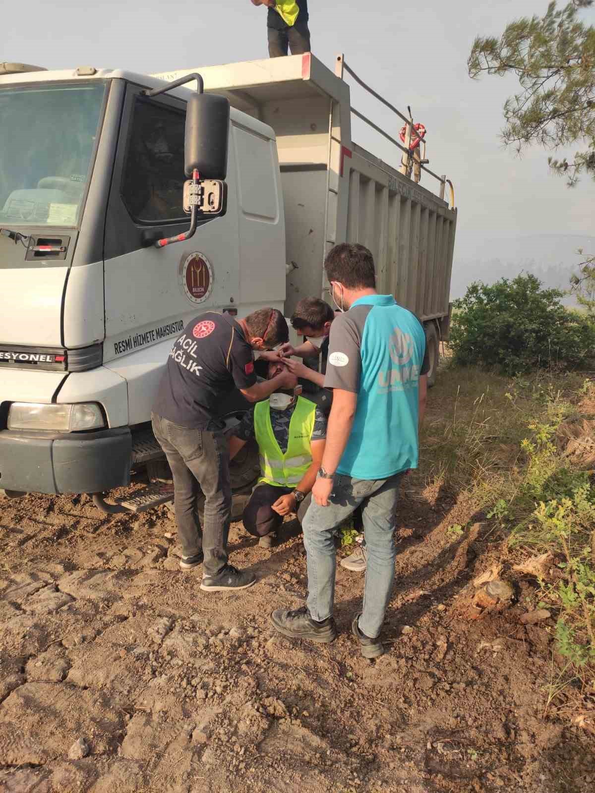 Bilecik’te 3 ayrı noktada çıkan orman yangınından 108 kişi dumandan etkilendi 