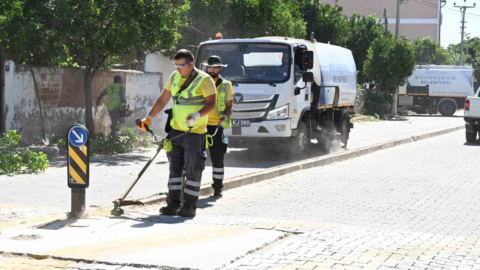 Umurlu’da temizlik çalışması 