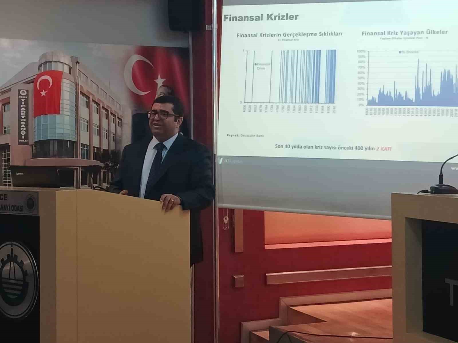 DTSO üyelerine ekonomik son gelişmeler aktarıldı 