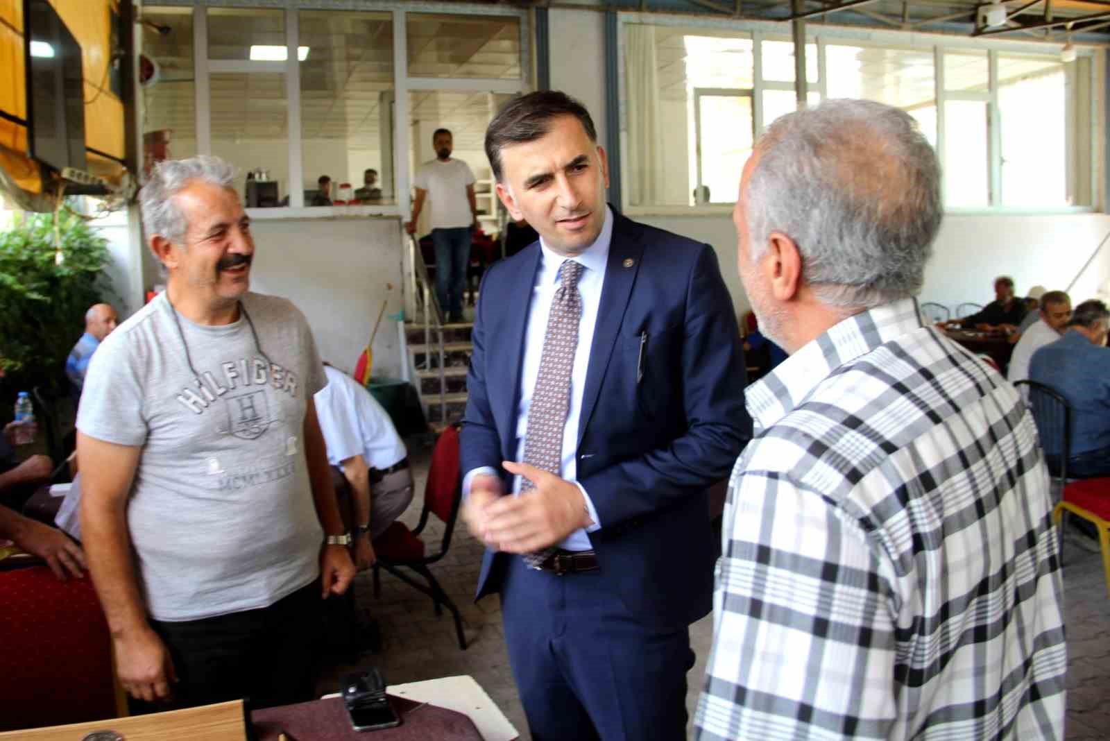 Kaymakam Küçük, esnaf ve vatandaşlarla bir araya geldi 