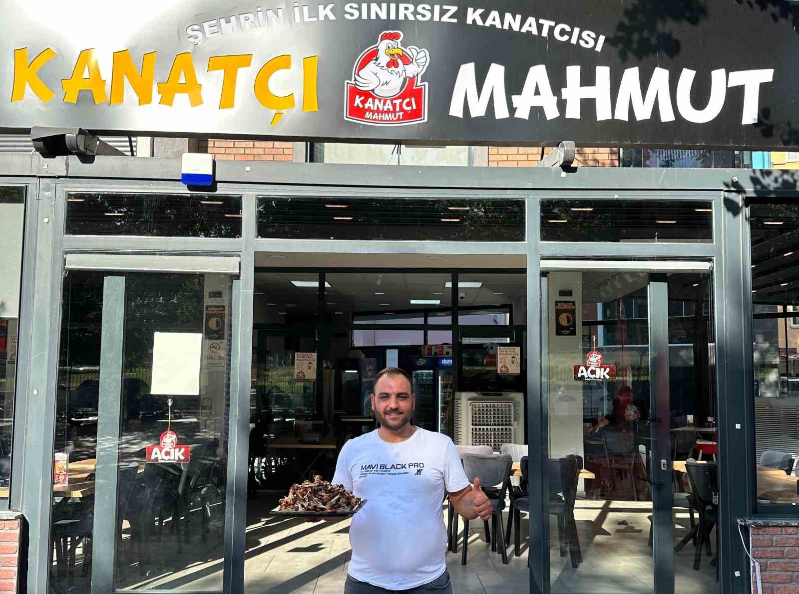1 saatte 100 kanat yiyip üstüne 15 bin lira kazandı 