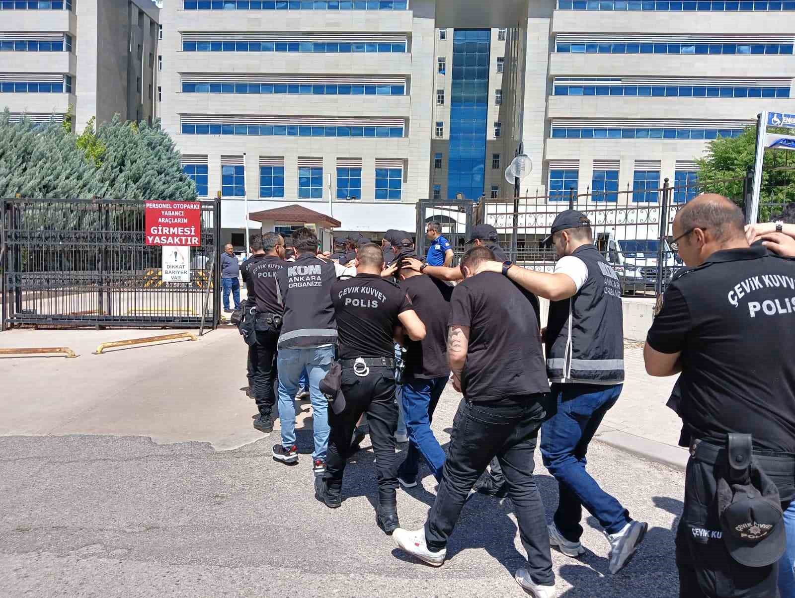Ankara’da haraç çetesine operasyon: 14 gözaltı 