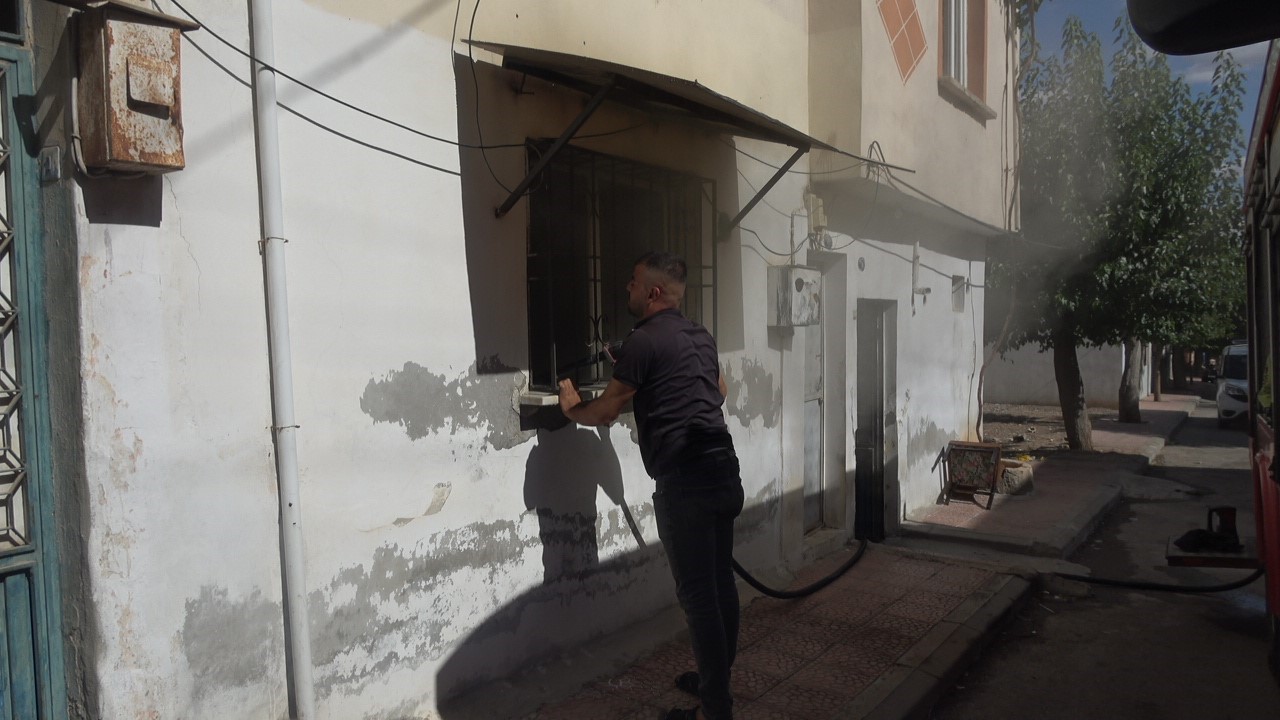 Kilis’te evde çıkan yangın kısa sürede söndürüldü 