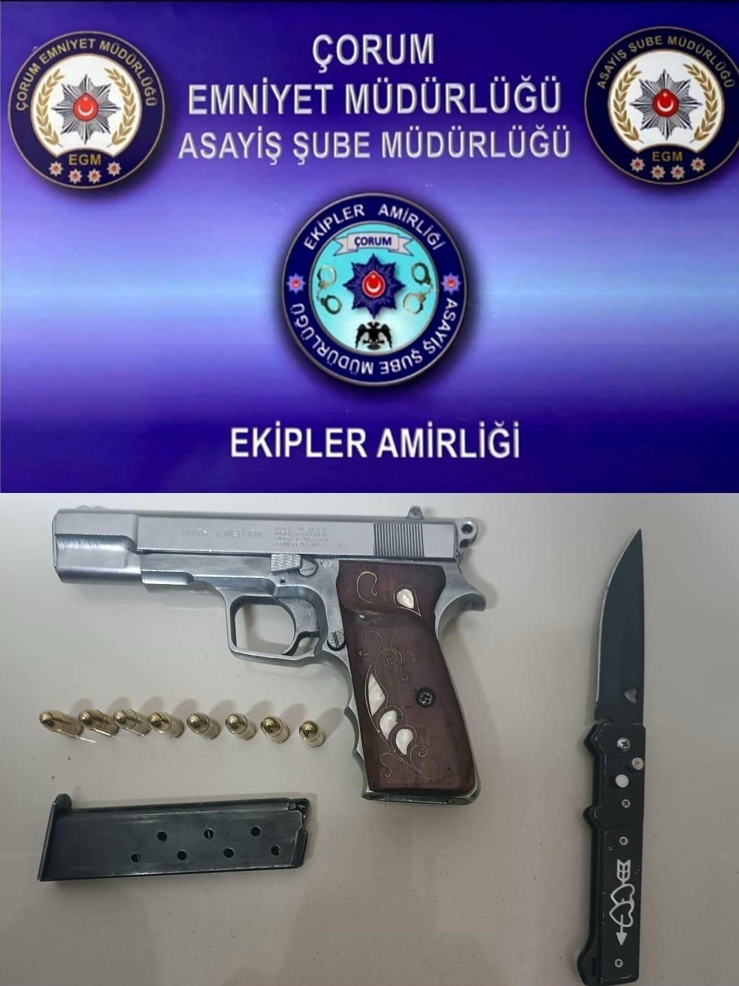 Çorum’da aranan 4 kişi yakalandı 