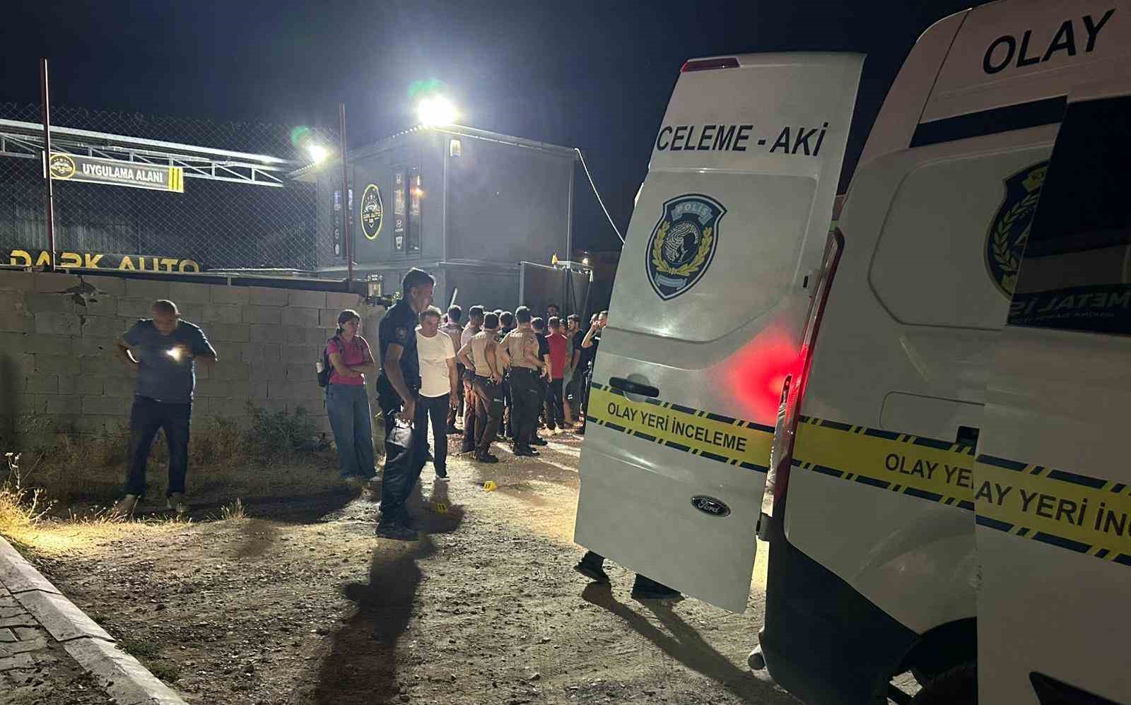 Tarsus’ta iş yerine silahlı saldırı: 1 ölü, 1 yaralı 