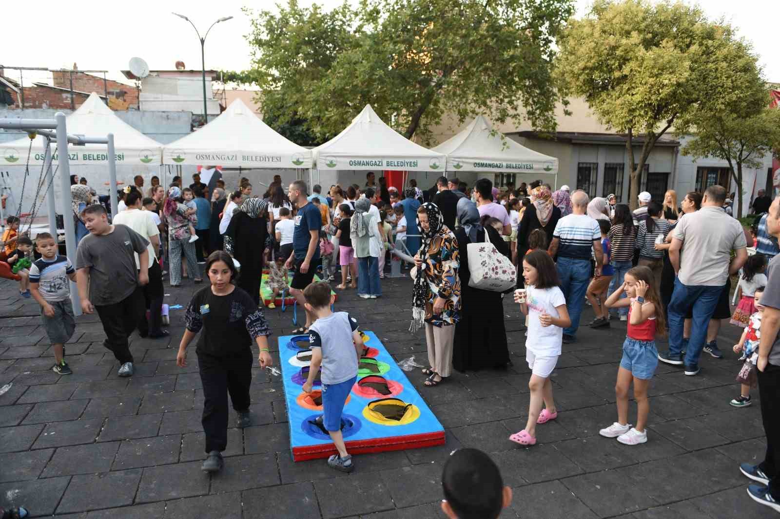 Osmangazi’de yaz coşkusu semtlere taşınıyor 