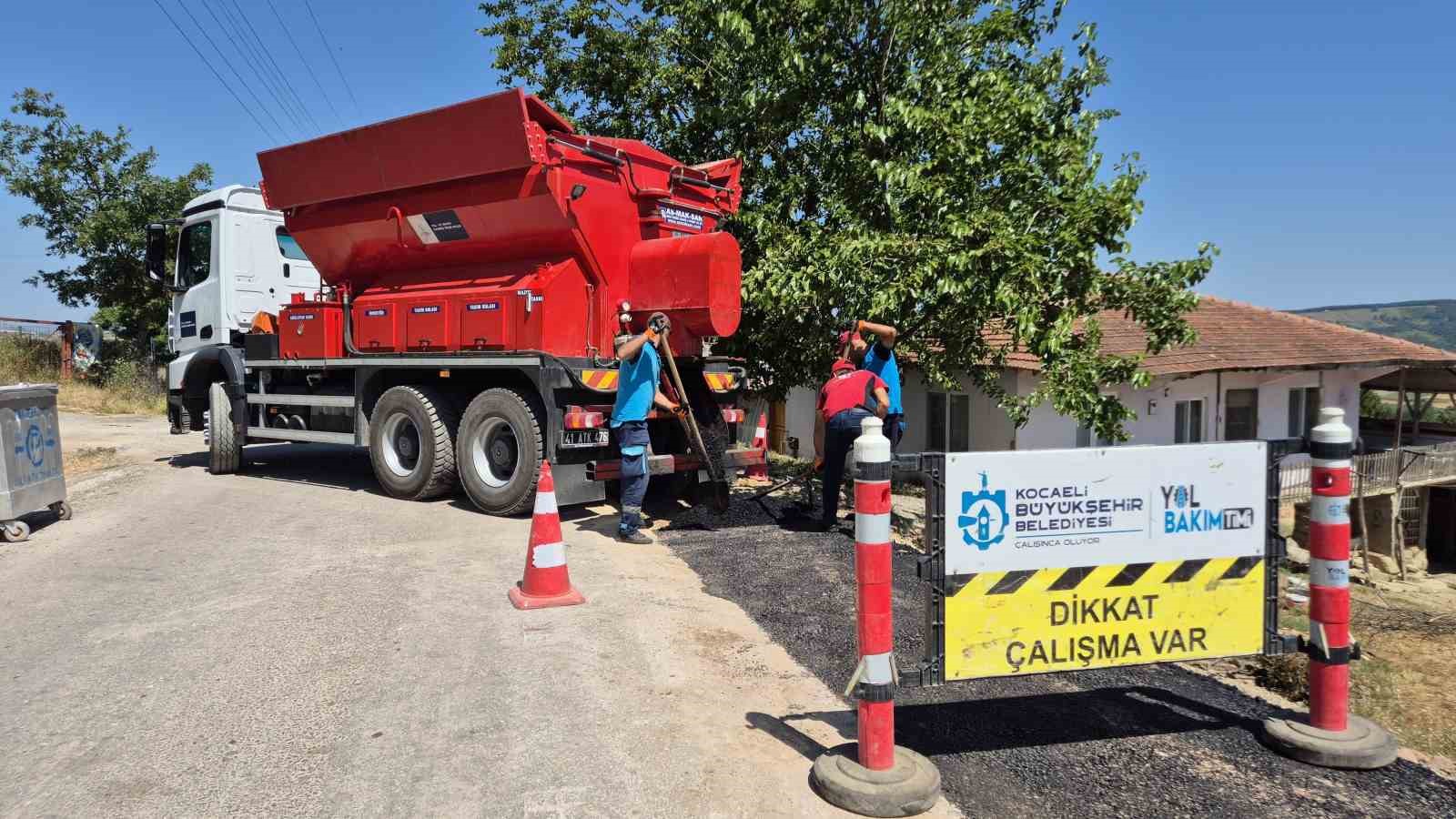 Güvenli ve konforlu yollar için hızlı müdahale 
