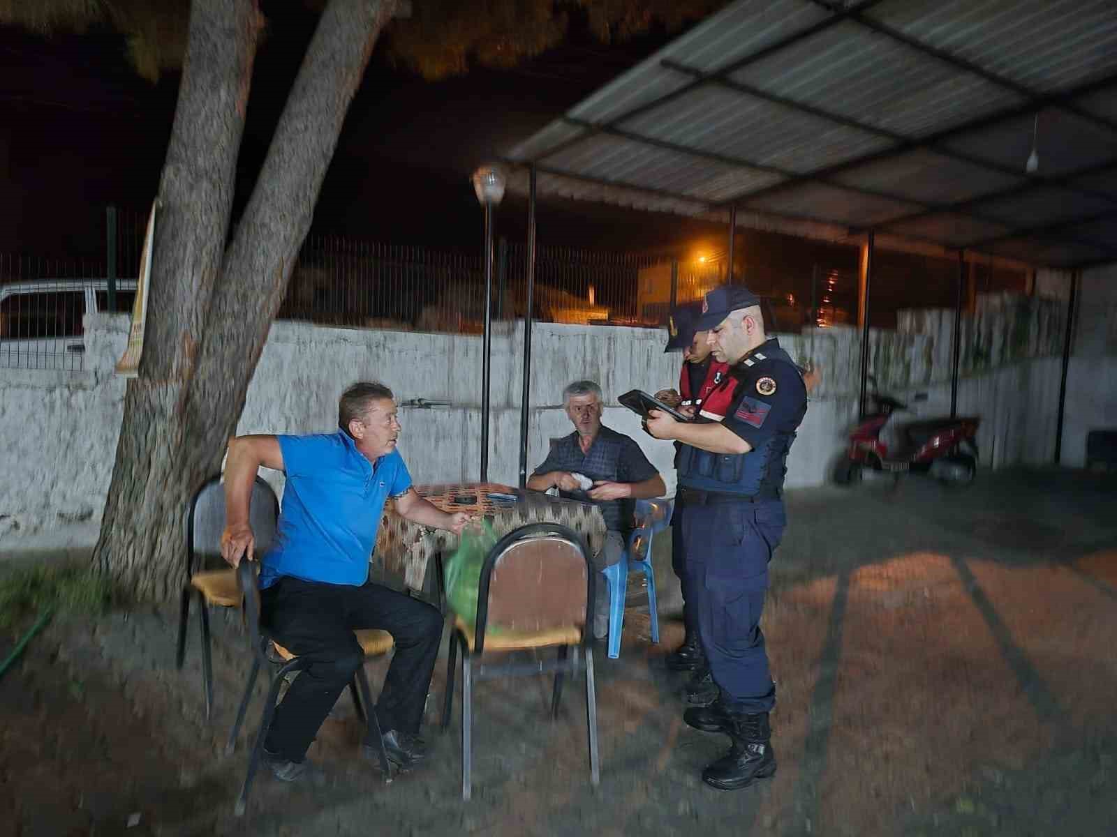 Çine’de jandarma ekiplerinden gece yarısı ’Şok’ uygulama 