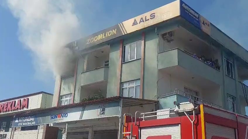 Samsun’da yangında yabancı uyruklu şahıs ağır yaralandı 