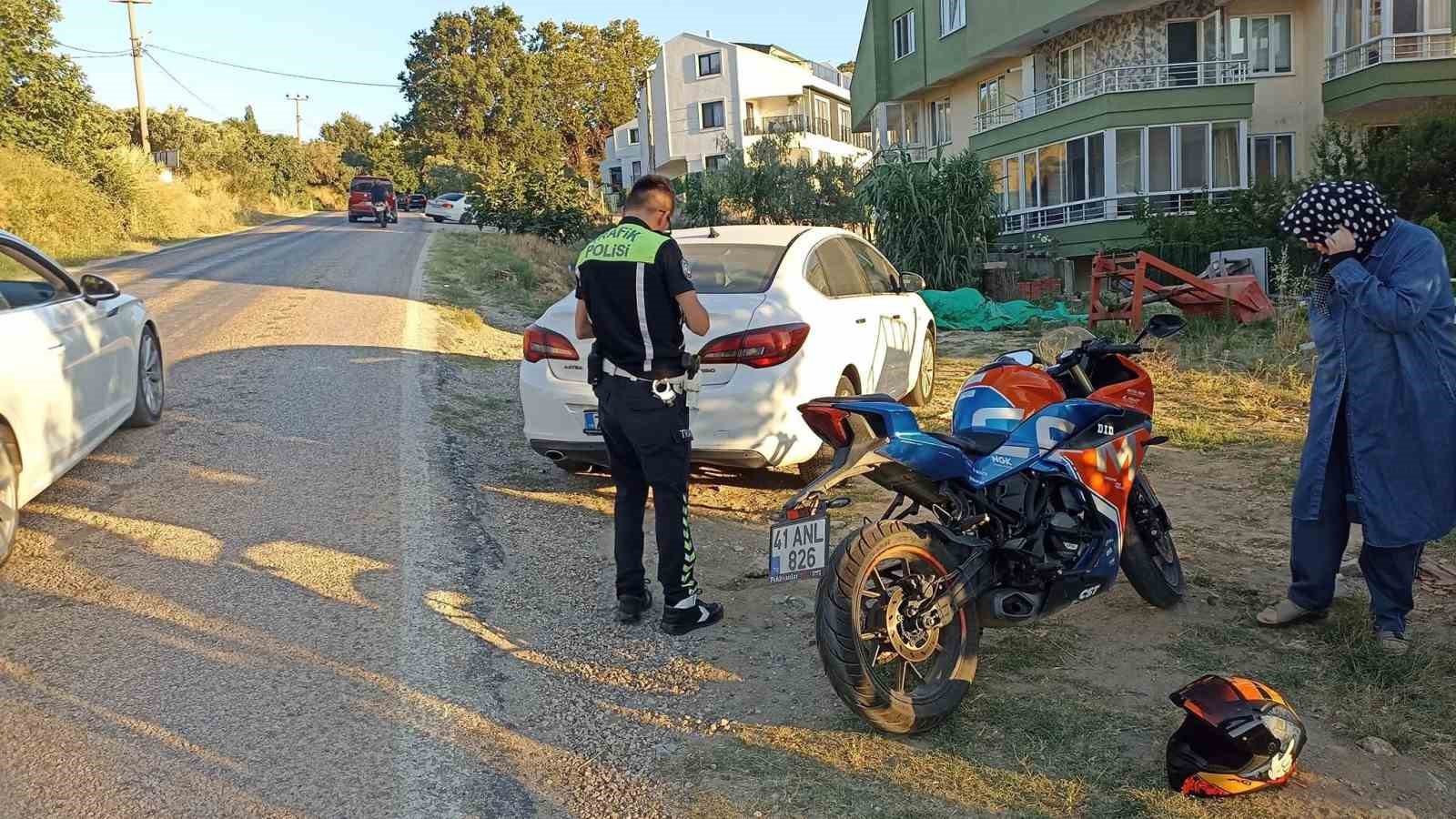 Erdek’te motosiklet kazası: 1 yaralı 