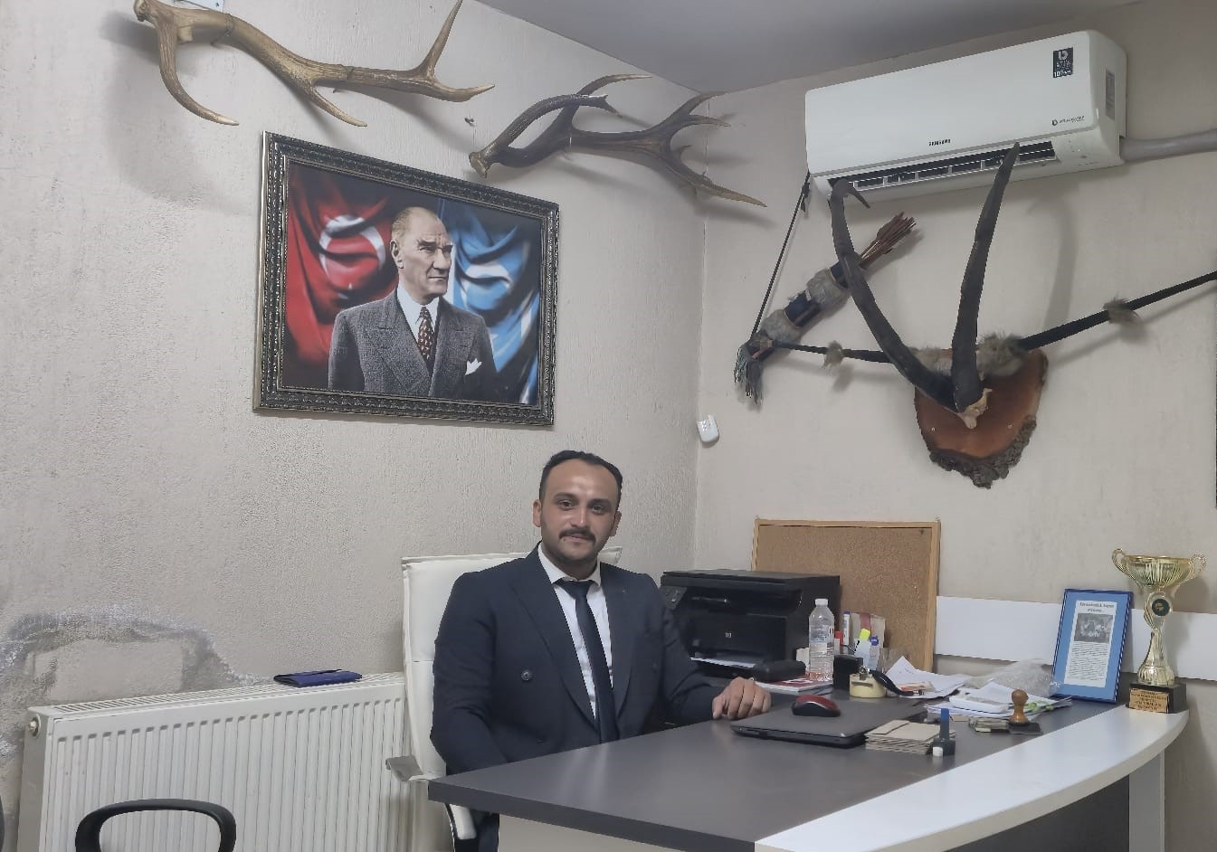 Sarıgöllü avcıların yeni Başkanı Mustafa Atakan Aktan oldu 