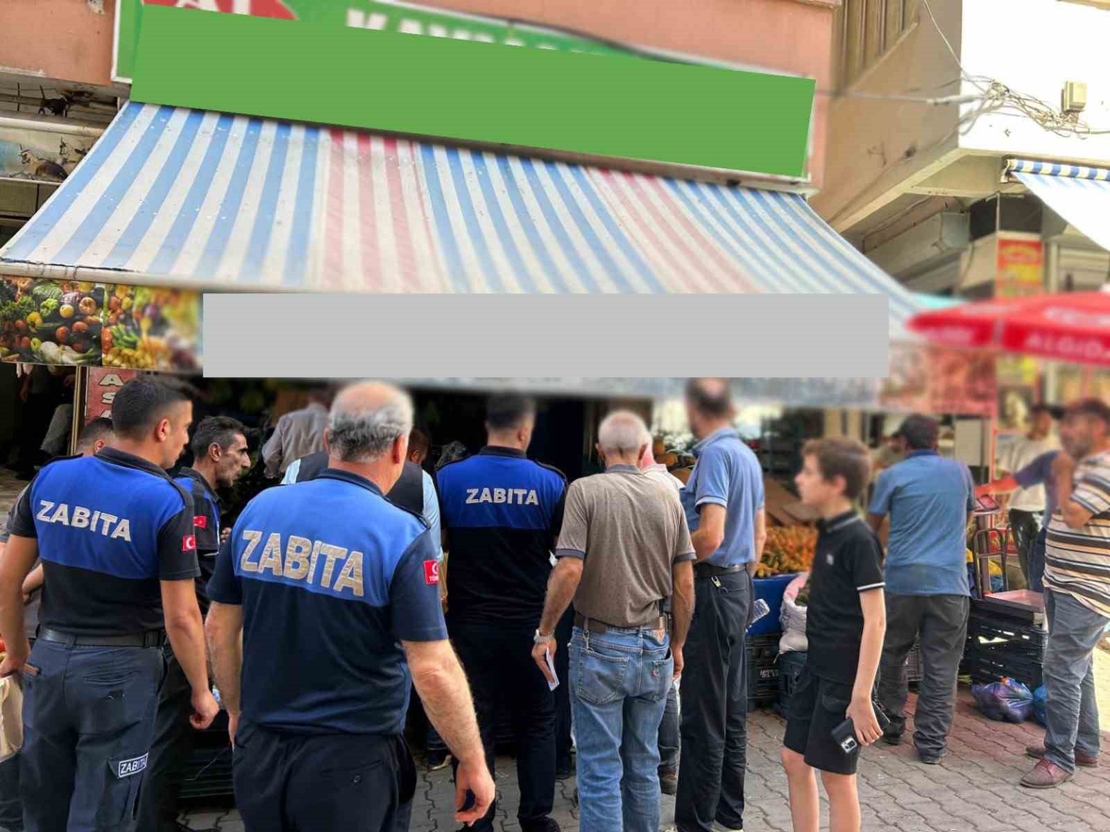 Siirt’te kaldırım işgallerine ceza 