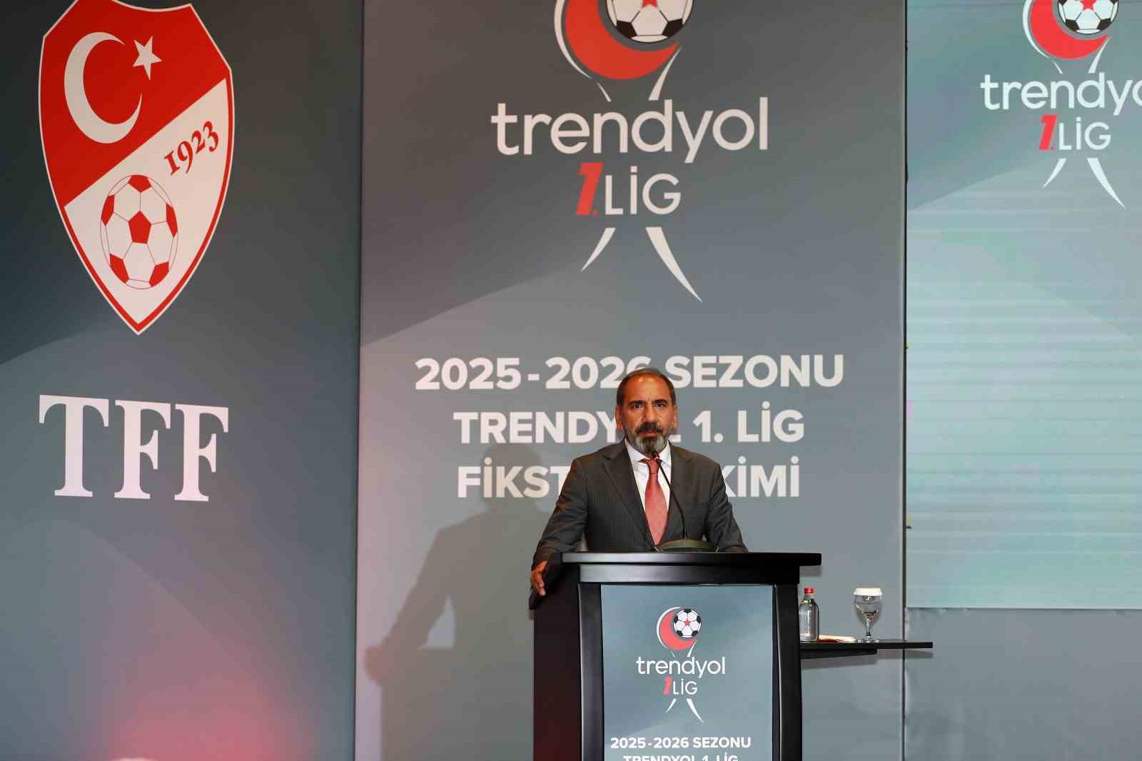 Trendyol 1. Lig 2025-2026 Sezonu fikstürü belli oldu 