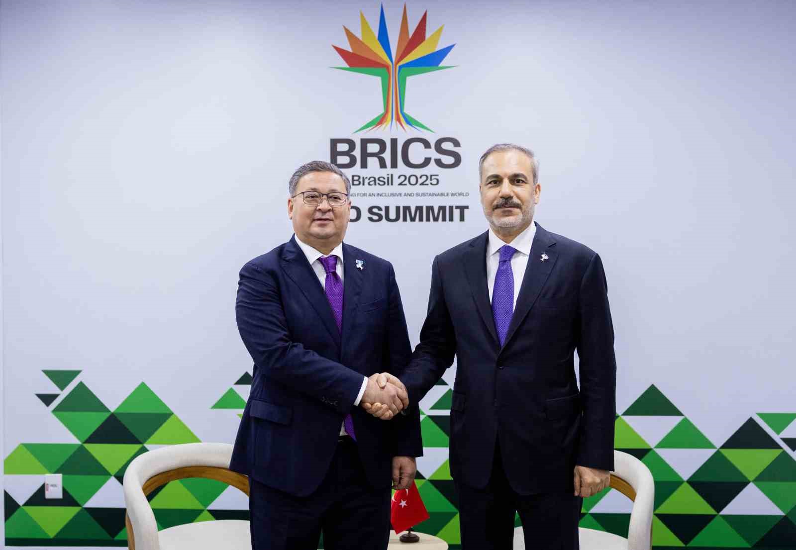 Dışişleri Bakanı Fidan, Kazak mevkidaşı Nurtleu ile görüştü 