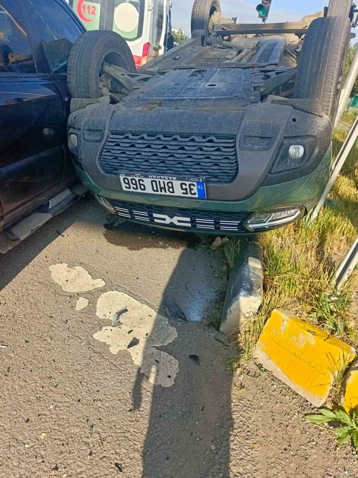 Kars’ta trafik kazası: 2 yaralı 
