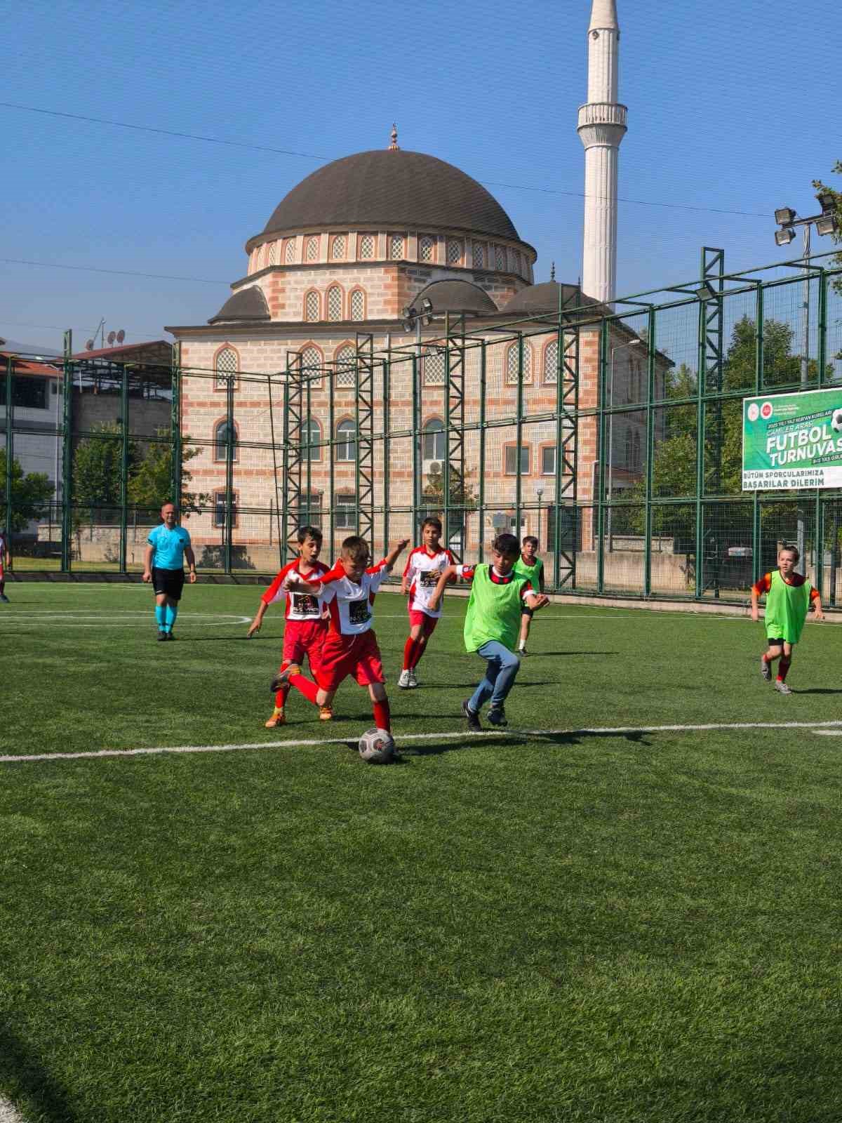 Kuran kursları arası futbol turnuvası başladı 