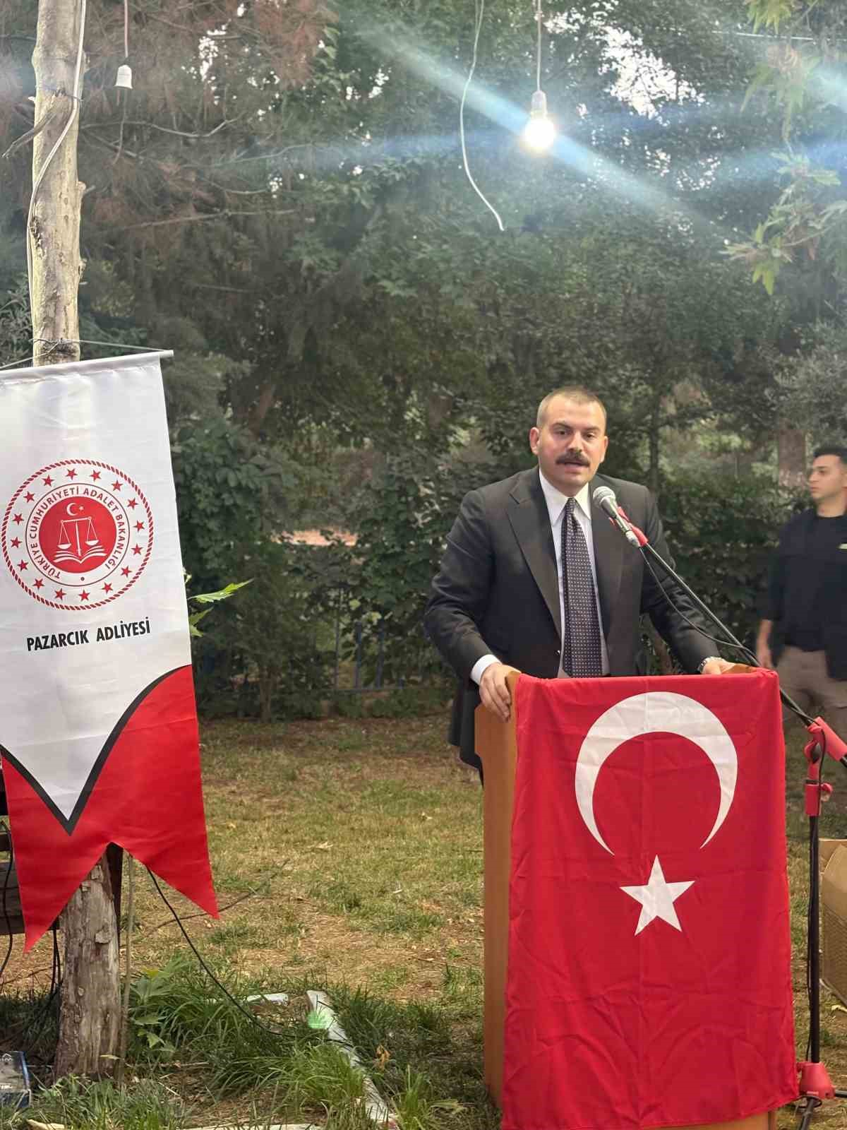 Pazarcık Adliyesi’nden tayin olan hakim ve cumhuriyet savcılarına vefa 
