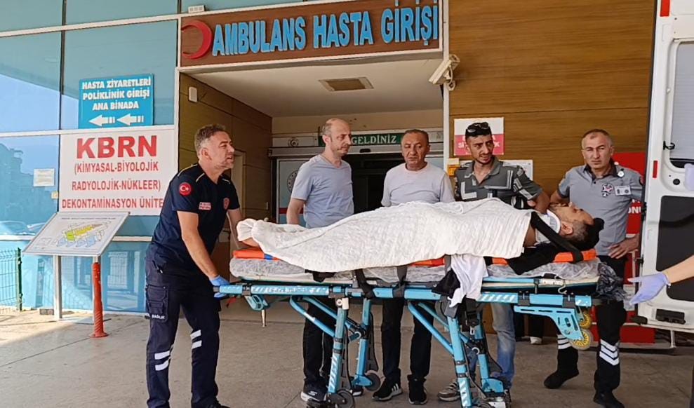 Elektrik direğinde çalışma yaparken akıma kapıldı 