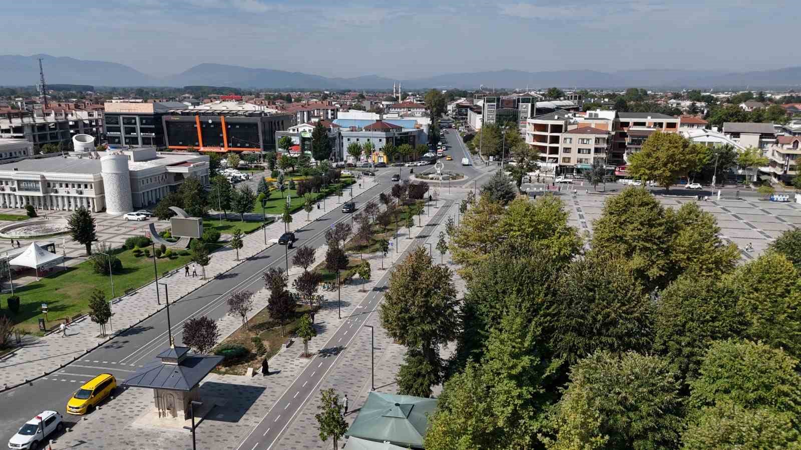 Düzce’de kişi başına 29 metrekare yeşil alan düşüyor 