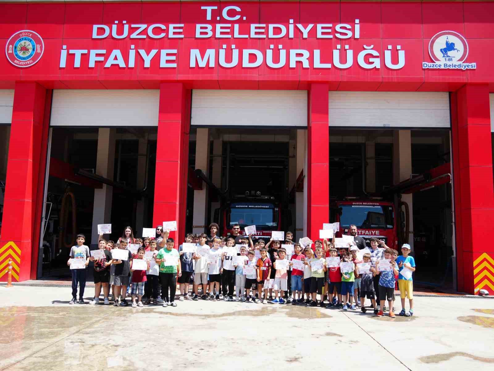 Sıcak yaz günü serinleten etkinlik 