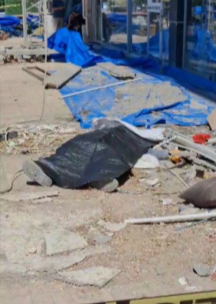 İskele kırıldı, işçiler yere çakıldı: 2 ölü, 1 yaralı 
