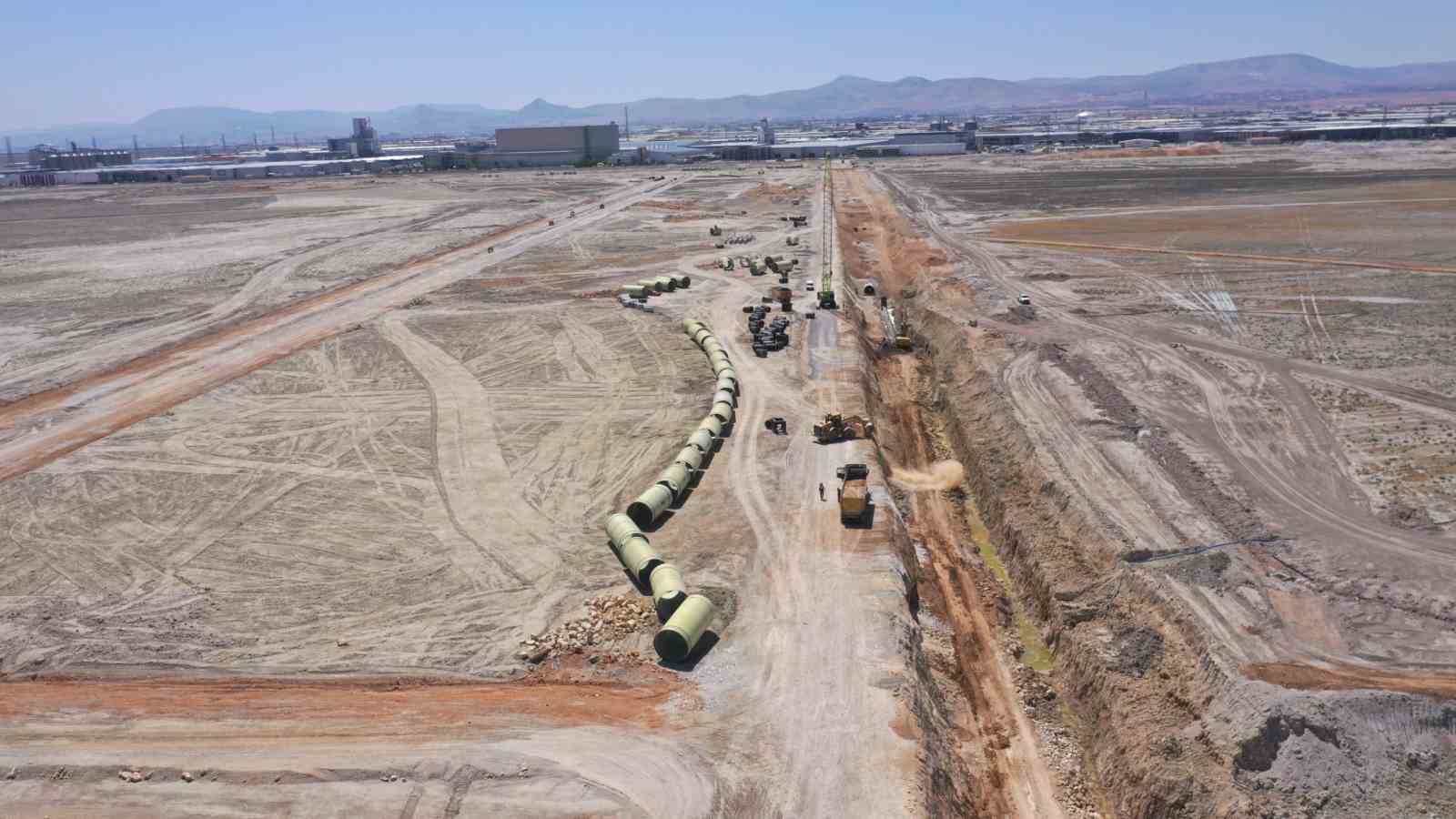 KOS 6. kısımda altyapı çalışmaları hızla sürüyor 