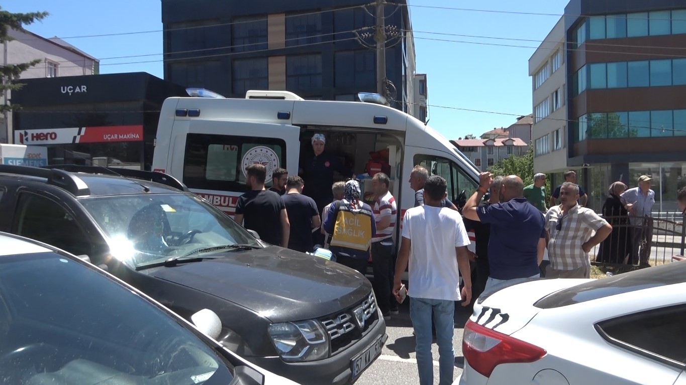 Bafra’da trafik kazası: 2 yaralı 