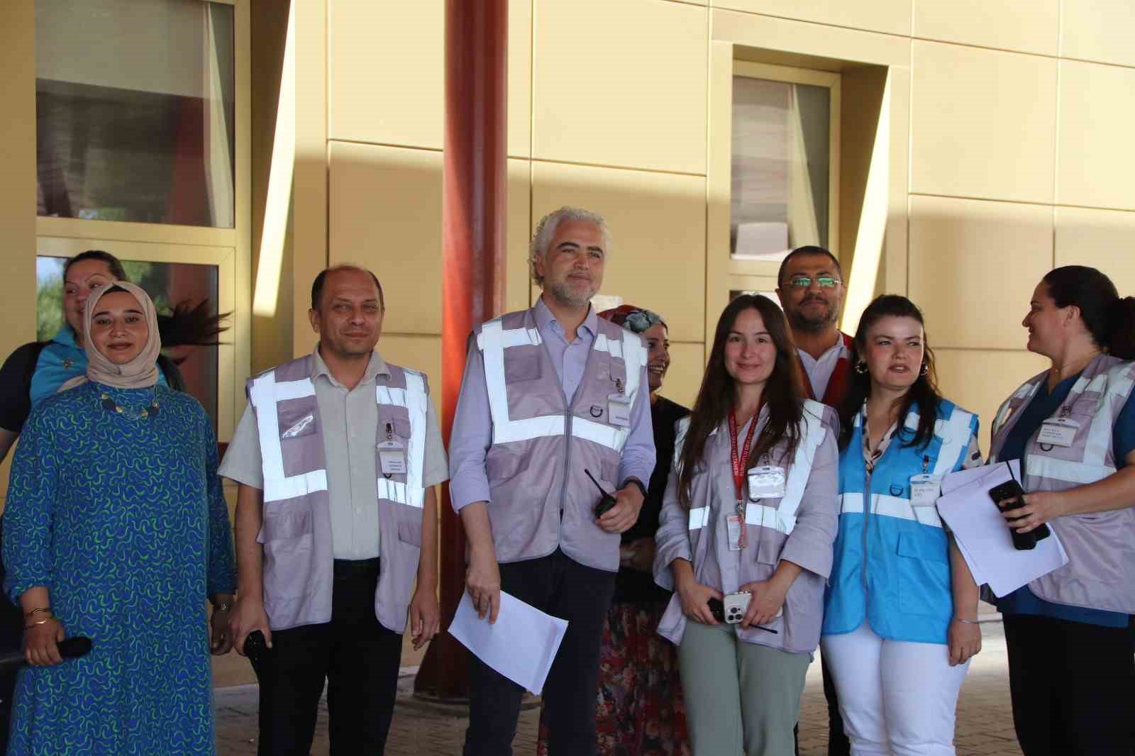 Turgutlu Devlet Hastanesi’nde gerçeği aratmayan HAP tatbikatı 