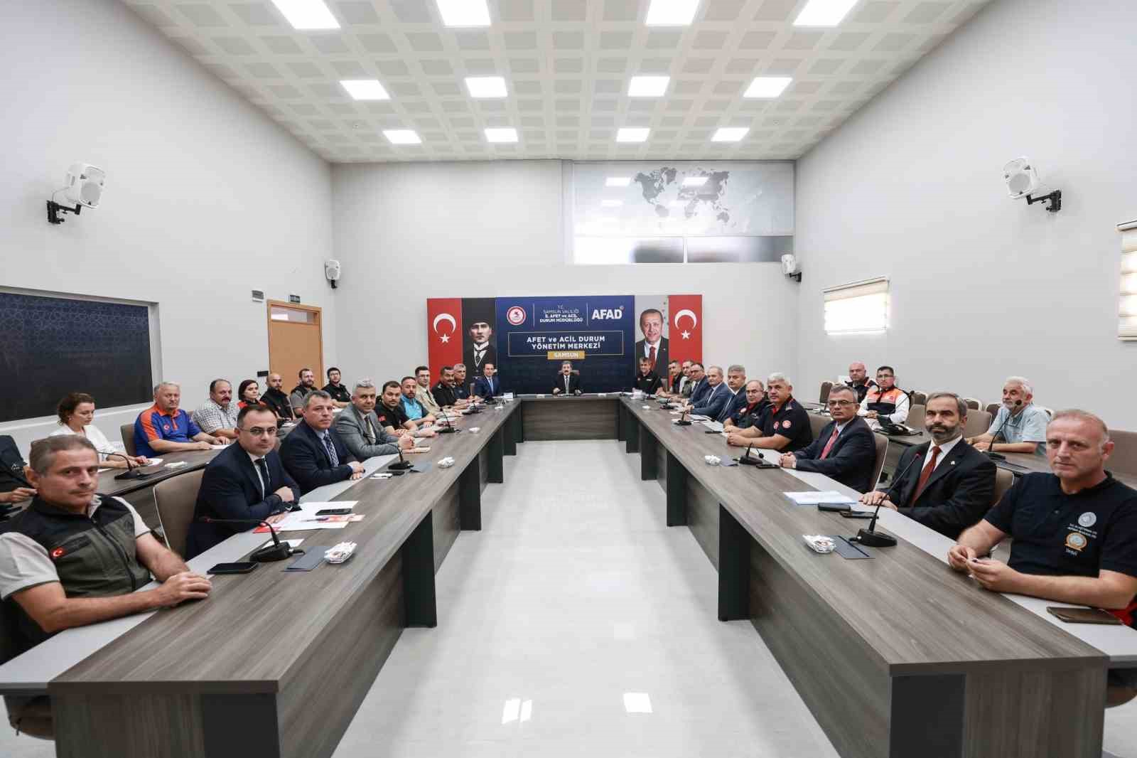 Ormanlar için kırmızı alarm: Samsun’da tedbirler gözden geçirildi