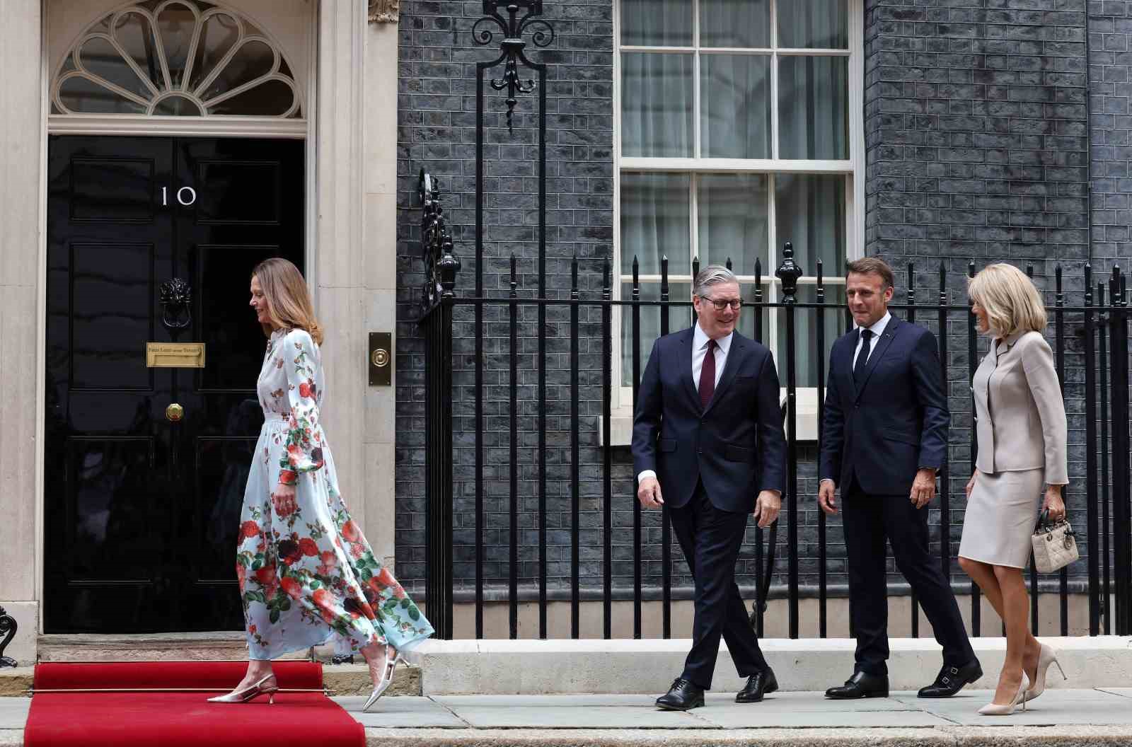 Fransa Cumhurbaşkanı Macron ile İngiltere Başbakanı Starmer ile görüştü 