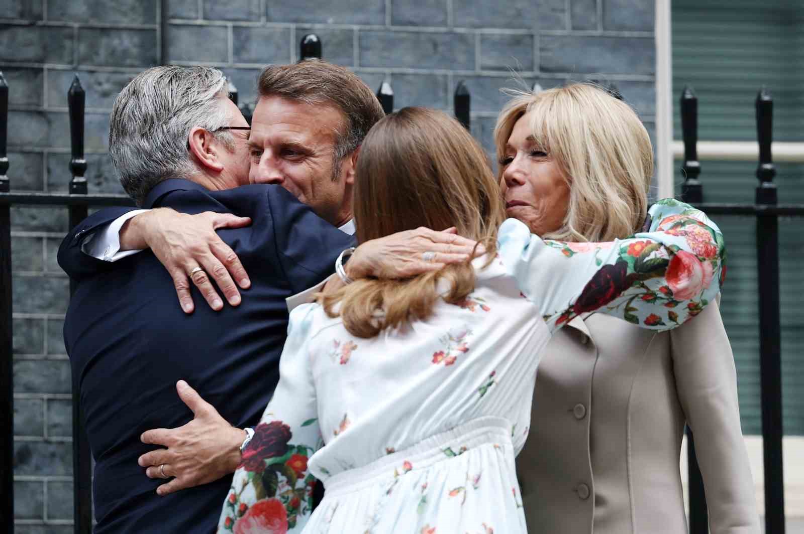 Fransa Cumhurbaşkanı Macron ile İngiltere Başbakanı Starmer ile görüştü 