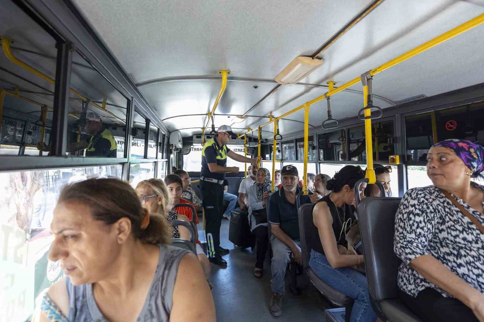 Mersin’de toplu taşıma araçlarında klima denetimi 