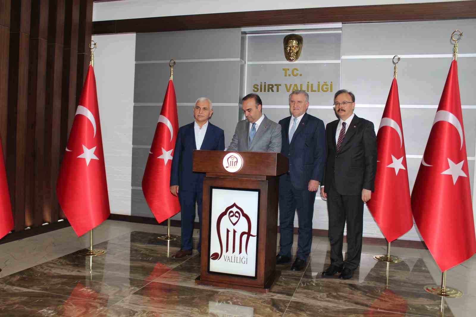 Bakan Bak ve Kacır Siirt’te 