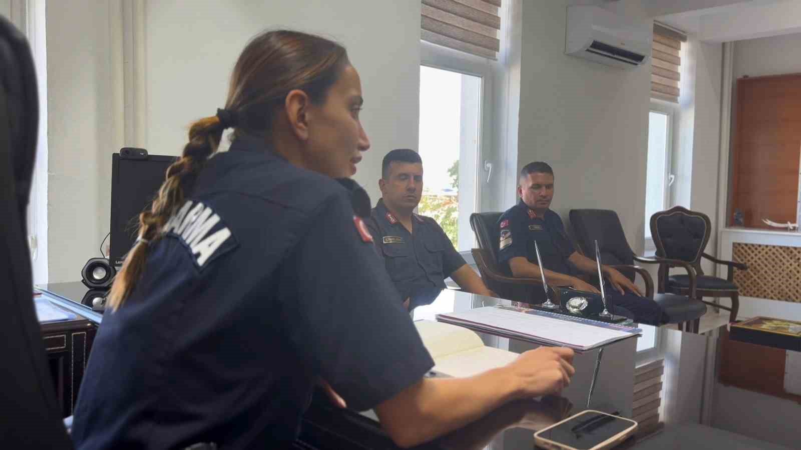 Tekirdağ’ın ilk kadın ilçe jandarma komutanı 